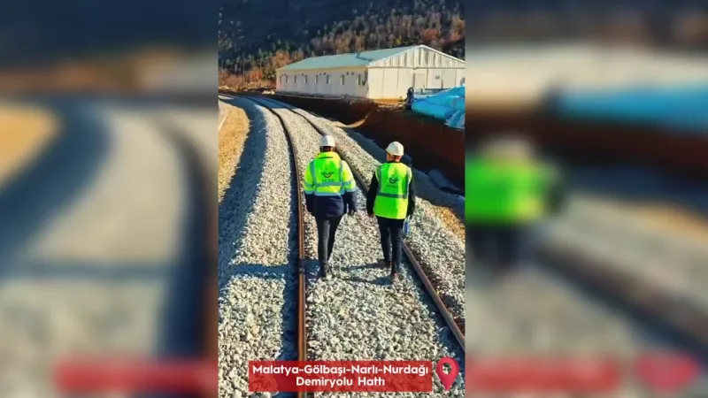6 Şubat depreminde hasar görmüştü! Malatya-Gölbaşı-Narlı-Nurdağı Demiryolu hattı açılıyor