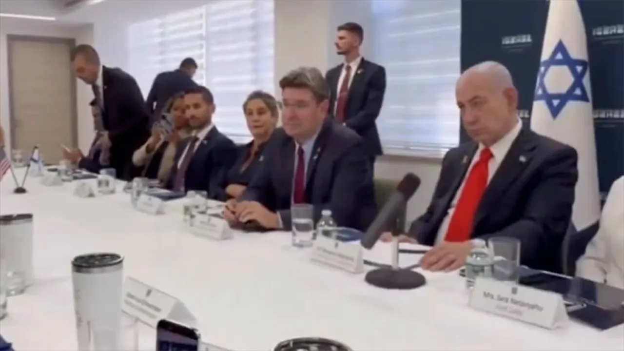 ABD'de İsrail Başbakanı Netanyahu ile görüşen fenomenler sosyal medyada gündem oldu