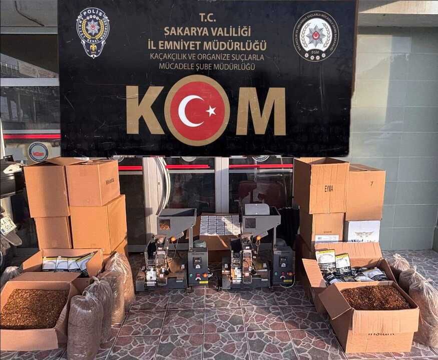 Adapazarı’nda kaçak tütün operasyonu: Depoda ele geçirildi