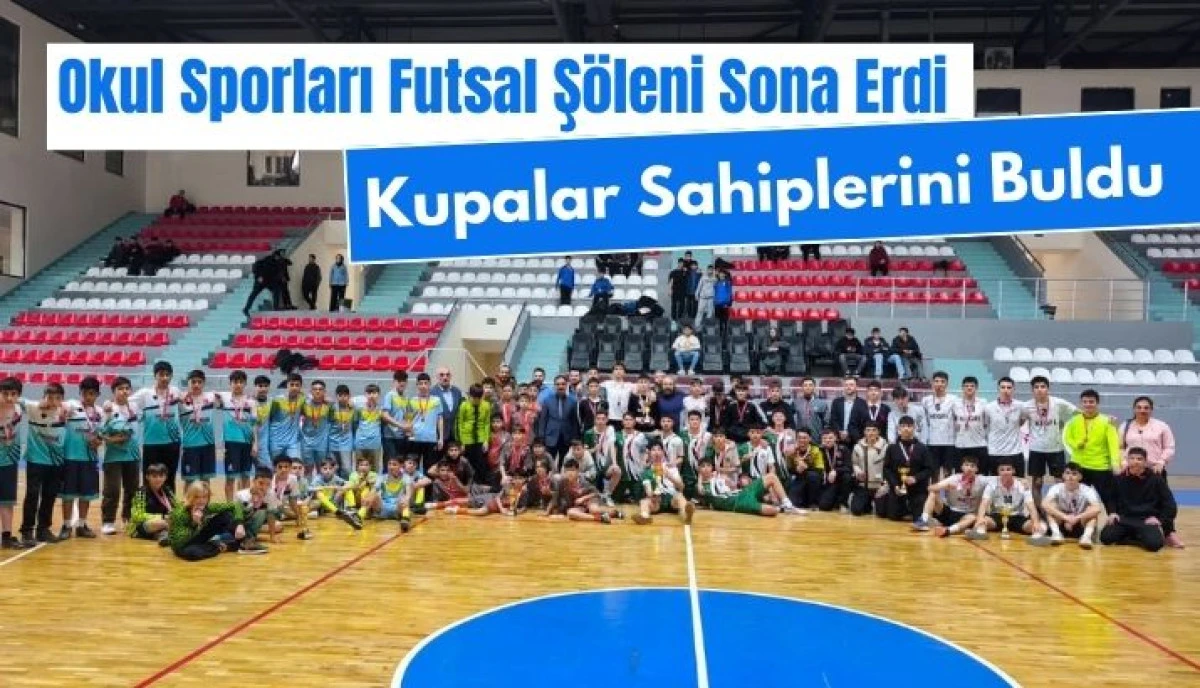Akyazı Okul Sporları Futsal Şöleni Sona Erdi: Kupalar Sahiplerini Buldu