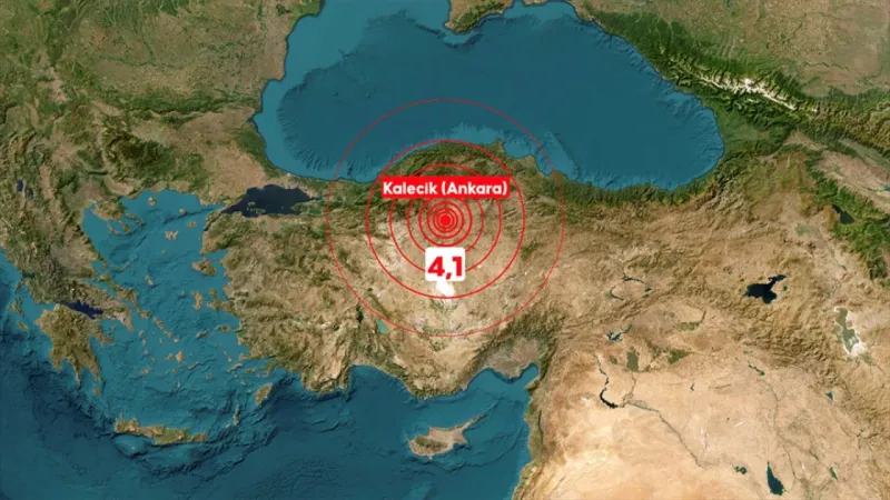 Ankara'da 4,1 büyüklüğünde deprem