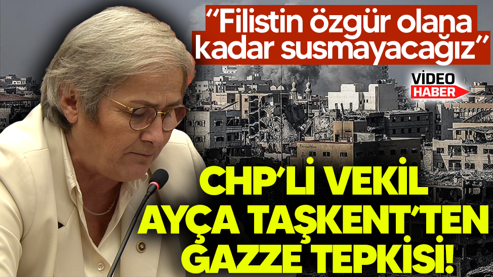Ayça Taşkent’ten Gazze tepkisi: “Filistin özgür olana kadar susmayacağız”