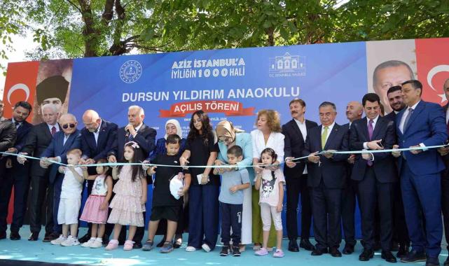 Bahçelievler'de Dursun Yıldırım Anaokulu'nun açılışı yapıldı