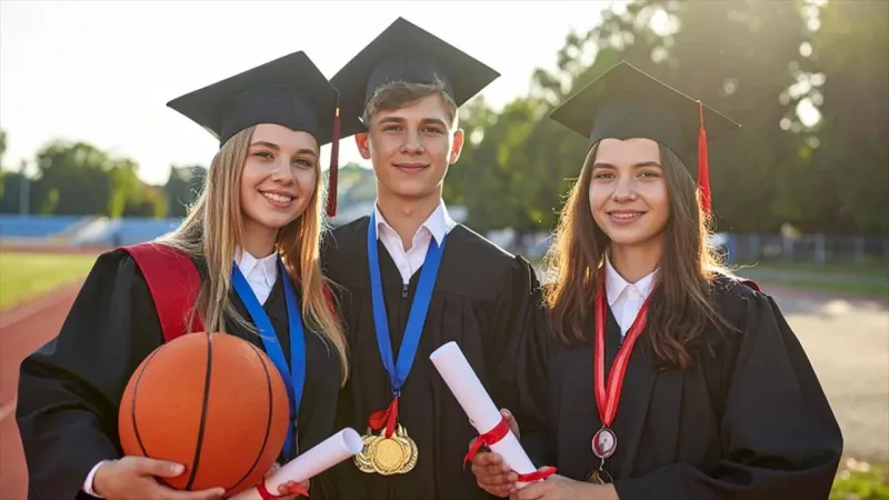 Bakanlığın bursuyla milli sporcular eğitimde de tam yol ileri