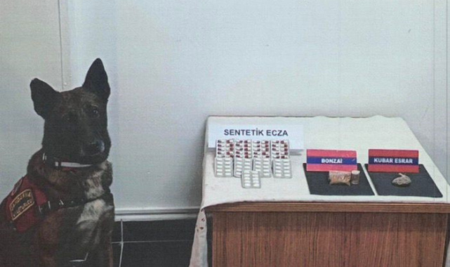 Bolu'da şüpheli araçta uyuşturucu maddeler ele geçirildi: 1 gözaltı