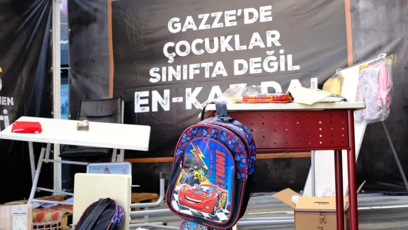Bursa'da Gazze için farkındalık alanı oluşturuldu