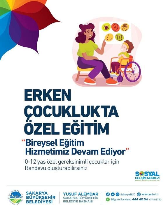 Büyükşehir’den SGM’de özel gereksinimli çocuklara eğitim hizmeti