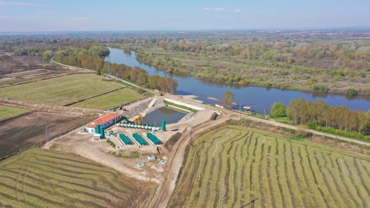 DSİ Edirne Meriç Sulama Projesi çalışmalarını sürdürüyor