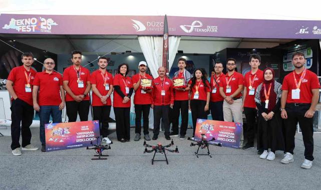 Düzce Üniversitesi öğrencileri TEKNOFEST 2025'te zirvede