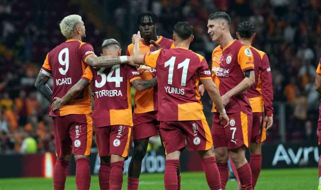 Galatasaray, Süper Lig'de 6 maçta 18 gol attı
