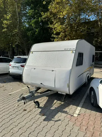 Hendek meydan otoparkında karavan işgali tepkisi