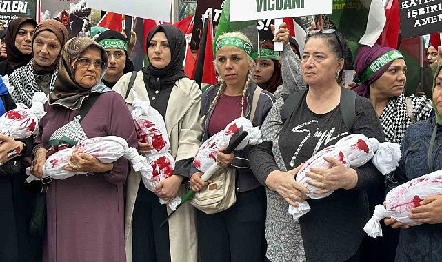 İsrail'in devam eden bebek katliamını protesto ettiler