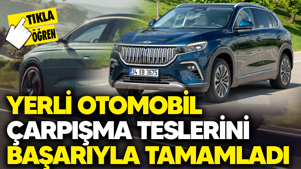 İşte yerli otomobil Togg'un 2 modelinin çarpışma testi sonuçları