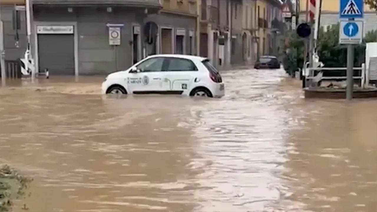 İtalya'da aşırı yağış sel ve taşkınlara yol açtı