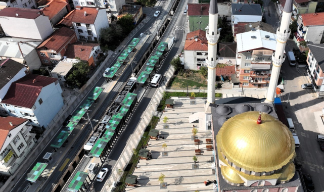 İzmit Başaran Camii meydanı yenilendi