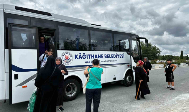 Kağıthane Belediyesi'nden mezarlık ziyaretlerine kolay ulaşım