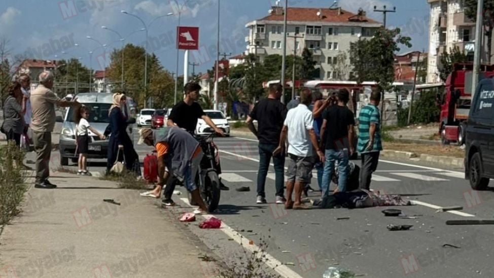 Karasu'da feci kaza! Anne öldü, kızı yaralı...