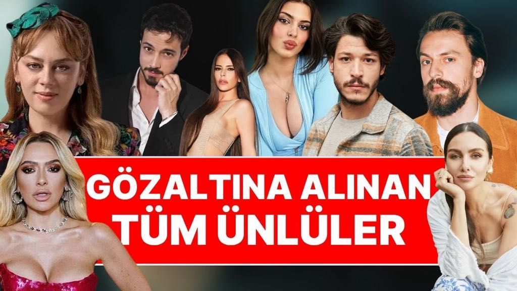 Kimler var kimler... Çok sayıda ünlüye uyuşturucu operasyonu