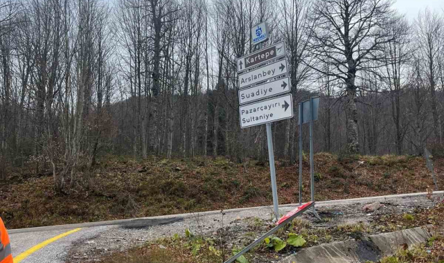 Kış turizm merkezi Kartepe'nin yolunda güvenlik önlemleri artırıldı