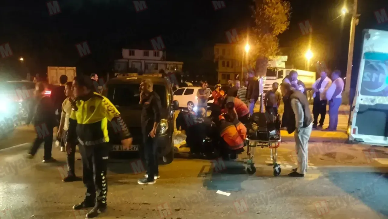 Kocaali’de motosiklet kazası! Sürücü ağır yaralandı