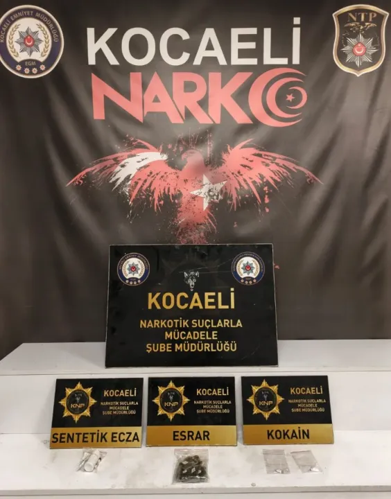 Kocaeli'de uyuşturucu operasyonlarında 4 şüpheli tutuklandı