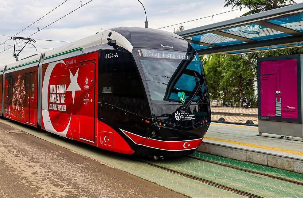 Kocaeli Stadyumu’nda oynanacak Türkiye-Gürcistan maçı öncesi tramvay ücretsiz olacak