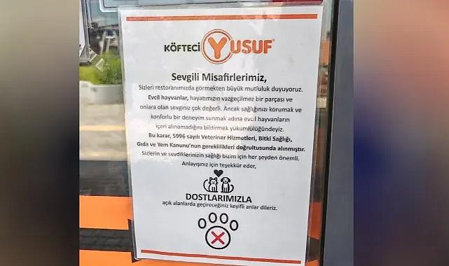Köfteci Yusuf’tan Türkiye Genelinde Evcil Hayvan Yasağı