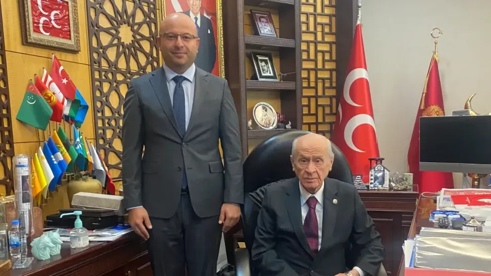 MHP Sakarya İl Başkanı Oğuz Alkaş’tan Genel Başkan Devlet Bahçeli’ye ziyaret
