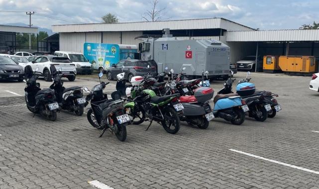 Motosiklet operasyonunda 27 kişi gözaltını alındı