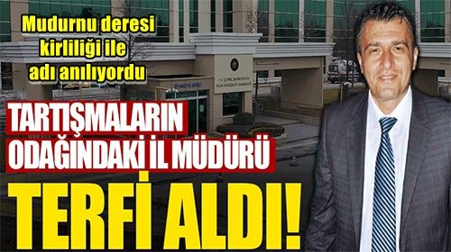Mudurnu Deresindeki tartışmaların odağındaki İl Müdürü Nedim Arsal terfi aldı!