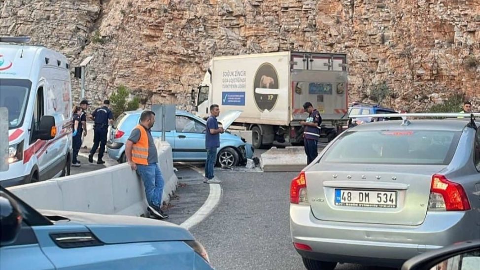 Muğla’da trafik kazası: 2 yaralı