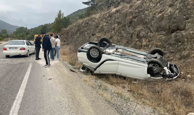 Nişanlısını görmeye giderken ölümden döndü
