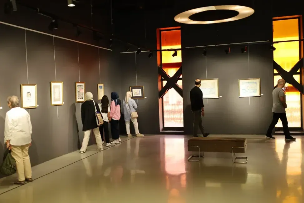 OSM'de minyatür sergisi