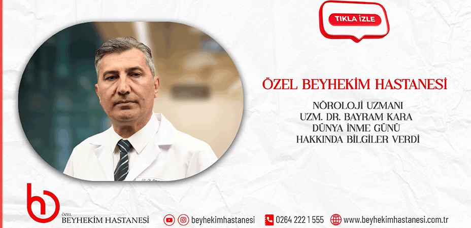 Özel Beyhekim Hastanesi’nden Dünya İnme Günü uyarısı: “Erken tanı ve tedavi hayat kurtarır!”