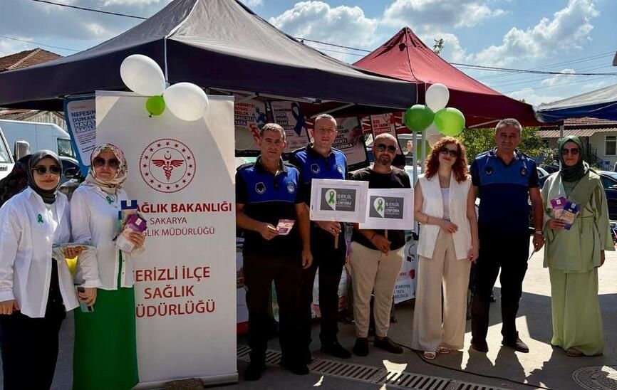 Pazar yerinde sağlık farkındalığı