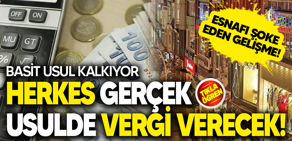 Sakarya esnafını şoke eden gelişme! Basit usul kalkıyor, hepsi gerçek usulde vergi verecek