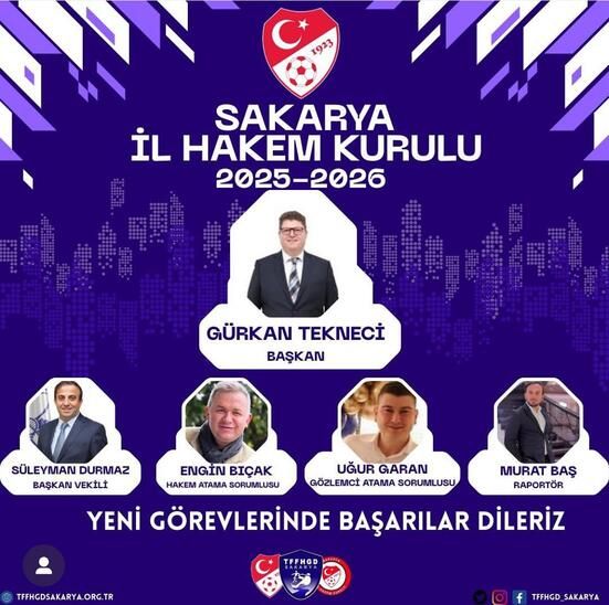 Sakarya hakemliğinde yeni dönem başladı
