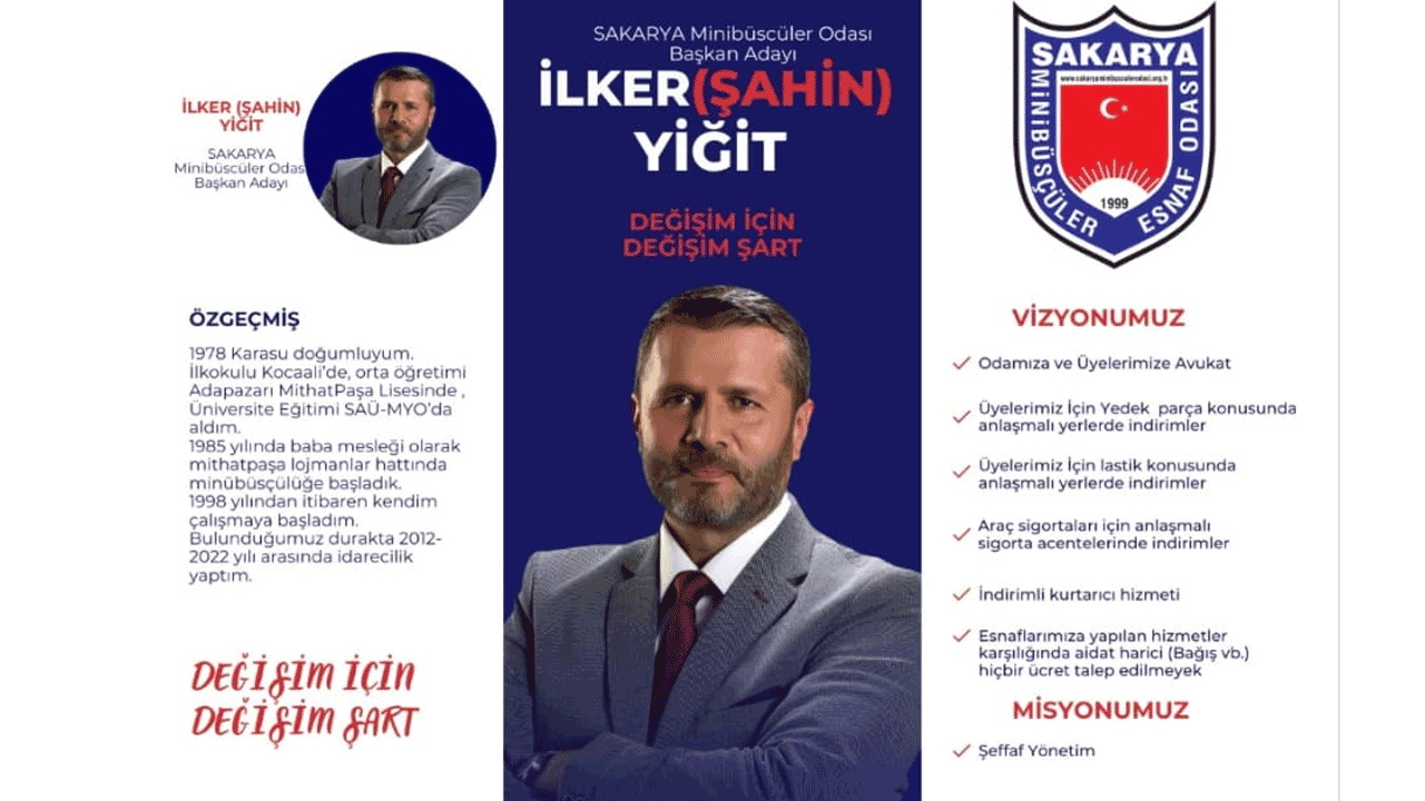 Sakarya Minibüsçüler Odası’nda kongre öncesi ilk büyük hamle!