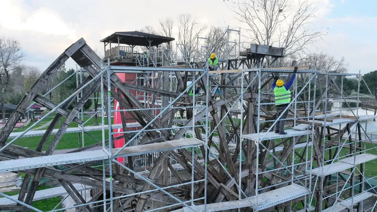 Sakarya’nın simgesi “Tarihi Çark” yenileniyor! Su akışı yeniden sağlanacak