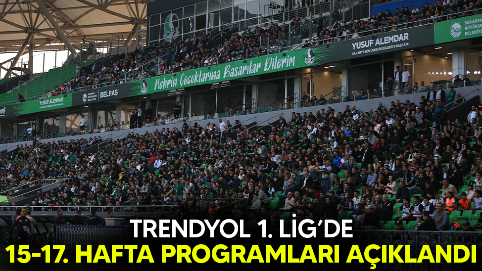 Sakaryaspor'un 15 - 17. hafta programı belli oldu!