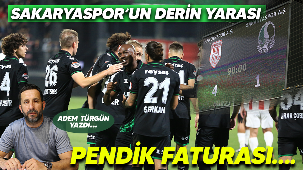 Sakaryaspor’un Derin Yarası Pendik faturası….
