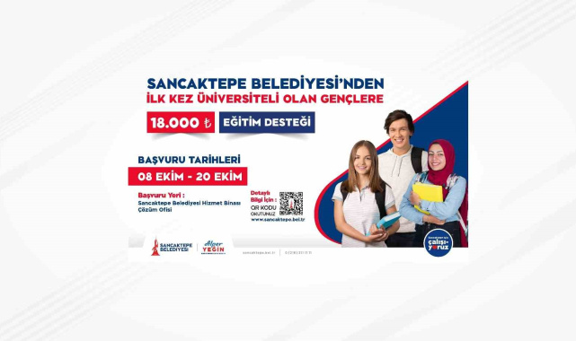 Sancaktepe Belediyesi'nden üniversite öğrencilerine eğitim desteği
