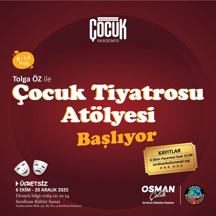 Serdivan'da Çocuk Akademisi kayıtları başladı