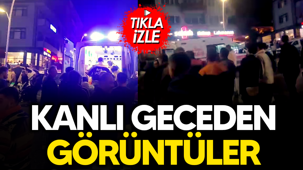 Serdivan'daki kanlı geceden görüntüler