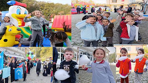 Taşburunda Çocuklar çok mutlu oldu
