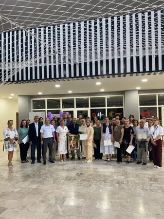 Tekirdağ’da kanser farkındalığı için resim sergisi açıldı
