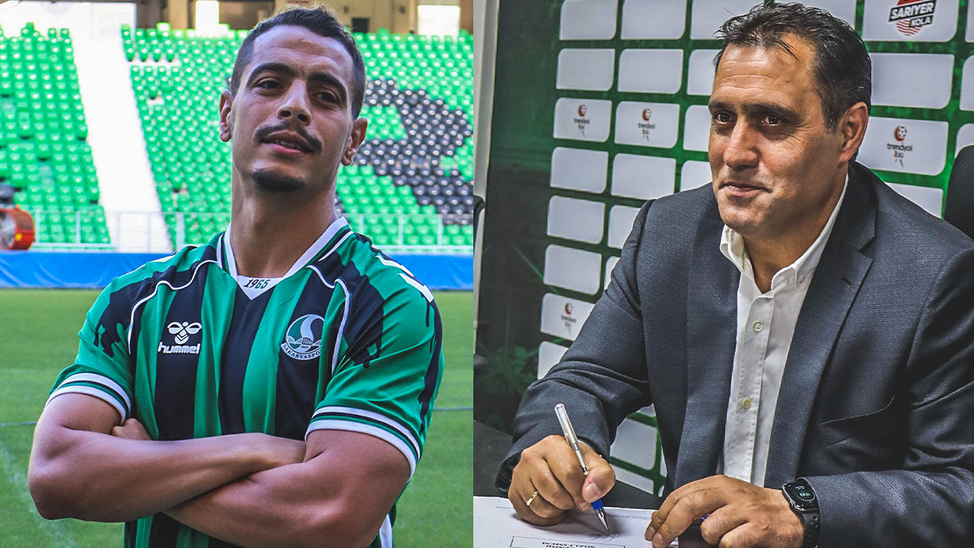 Teknik direktör Serhat Sütlü ve Wissam Ben Yedder resmen Sakaryaspor'da