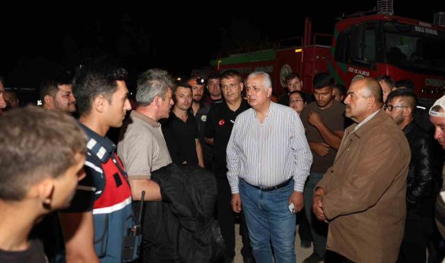 Yangın yaklaşık 1 hektarlık alanda etkili oldu